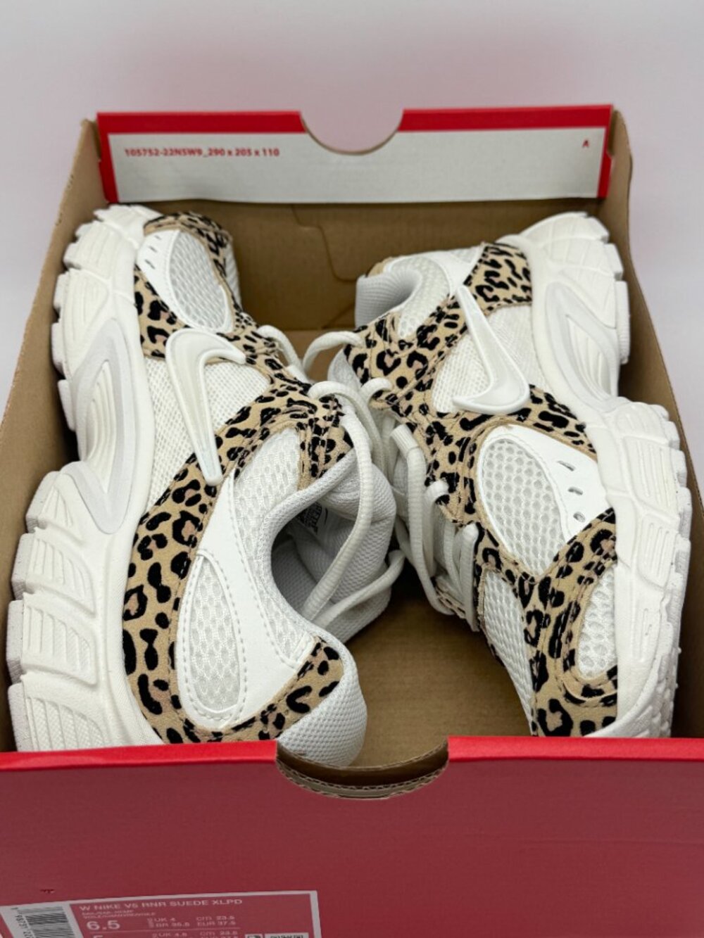 Nike Womens V5 RNR Sueded Leopard Print Shoes Sz 6.5 New IR5823-133 - Picture 9 of 11